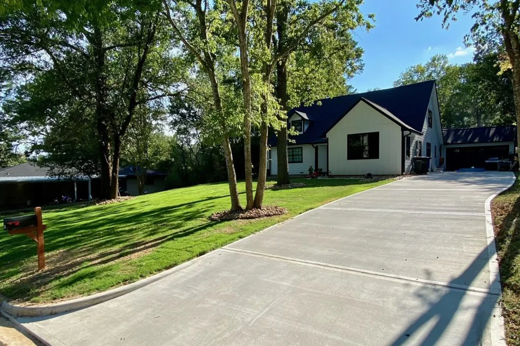 Exterior of Home Remodel in Huntsville